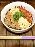 時短！簡単！3色丼