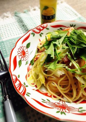 白だし仕上げ〜春キャベツのペペロンチーノ-レシピのメイン写真