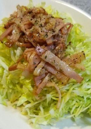 春キャベツとベーコンの簡単サラダ-レシピのメイン写真