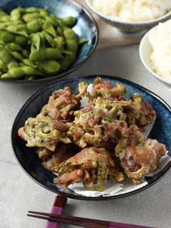 夫が愛する♡ゴーヤと豚肉のから揚げ-レシピのメイン写真