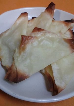 余ったシュウマイの皮でチーカリおつまみ♪-レシピのメイン写真