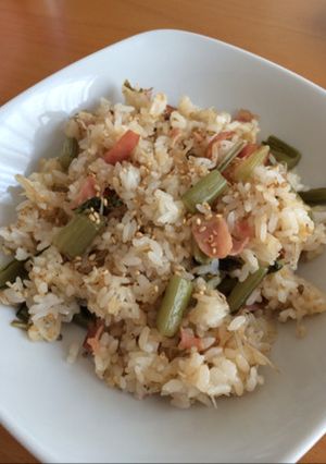 ☆野沢菜漬けとじゃこベーコンの炒飯☆-レシピのメイン写真
