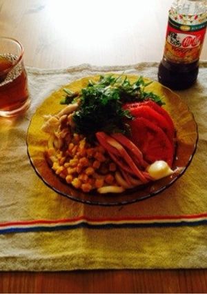 からだ喜ぶ♪サラダうどん-レシピのメイン写真