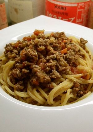 ミートソーススパゲッティ-レシピのメイン写真