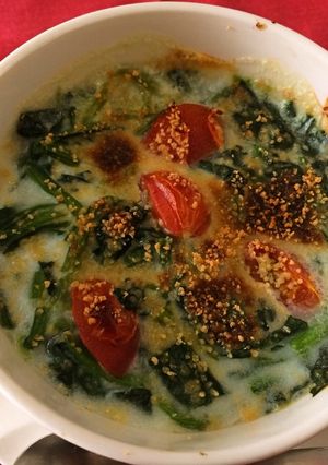 ほうれん草のグラタン-レシピのメイン写真