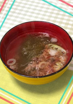 即席:昆布のお吸い物……(o˘◡˘o)♡-レシピのメイン写真