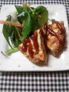 ちくわのオムレツ♪( ・∇・)-レシピのメイン写真