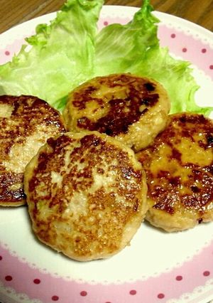 ふんわり♡お豆腐入りつくねバーグ-レシピのメイン写真