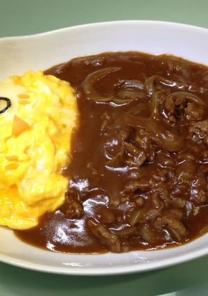 ふなっしーオムハヤシライス-レシピのメイン写真