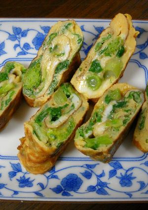 はくさい菜花のオムレツ-レシピのメイン写真