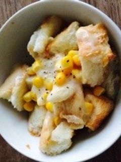 超簡単☆パン粥だかパンスープだか-レシピのメイン写真
