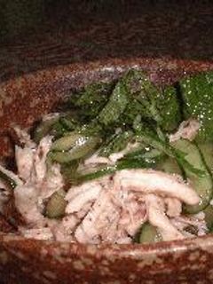 夏のチキン梅肉和え-レシピのメイン写真