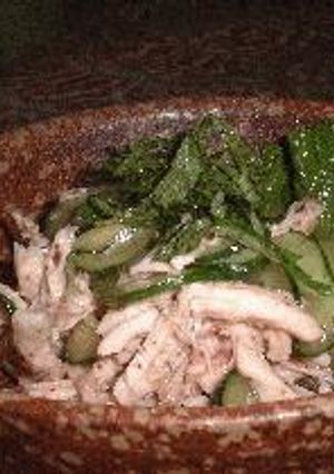 夏のチキン梅肉和え-レシピのメイン写真