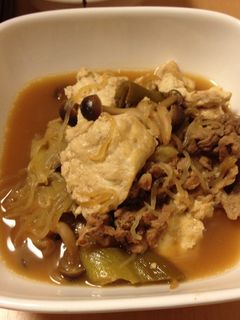簡単!おいしい肉豆腐-レシピのメイン写真