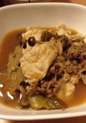 簡単！おいしい肉豆腐-レシピのメイン写真