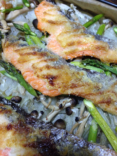 簡単!サーモンのパン粉焼き野菜もたっぷり-レシピのメイン写真