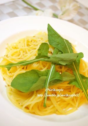 ルッコラとわさびのパスタ-レシピのメイン写真