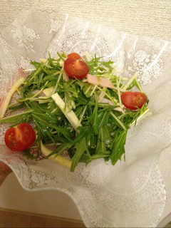 水菜とチータラのおつまみサラダ-レシピのメイン写真