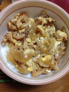 ちくわの玉子とじ丼-レシピのメイン写真