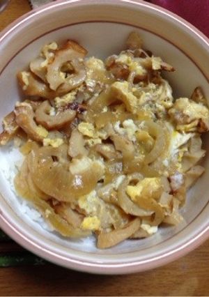 ちくわの玉子とじ丼-レシピのメイン写真