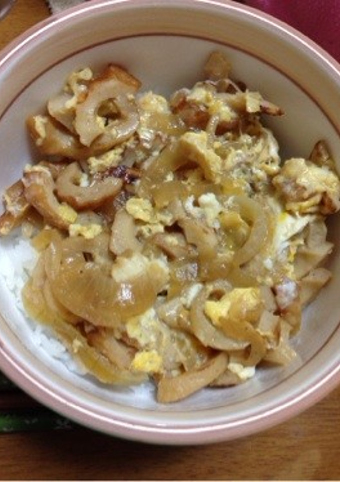 ちくわの玉子とじ丼-レシピのメイン写真
