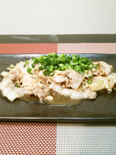 【松橋】旭ポン酢で作る豚バラとエノキ炒め-レシピのメイン写真
