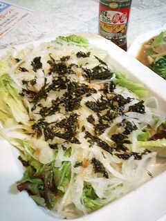 新玉ねぎと韓国のりのサラダ-レシピのメイン写真