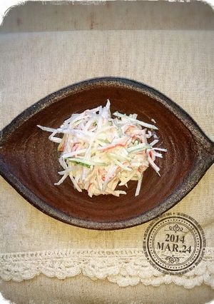 簡単♪大根とキュウリのサラダ-レシピのメイン写真