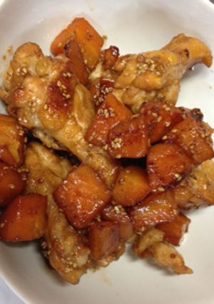 照手羽胡麻人参-レシピのメイン写真