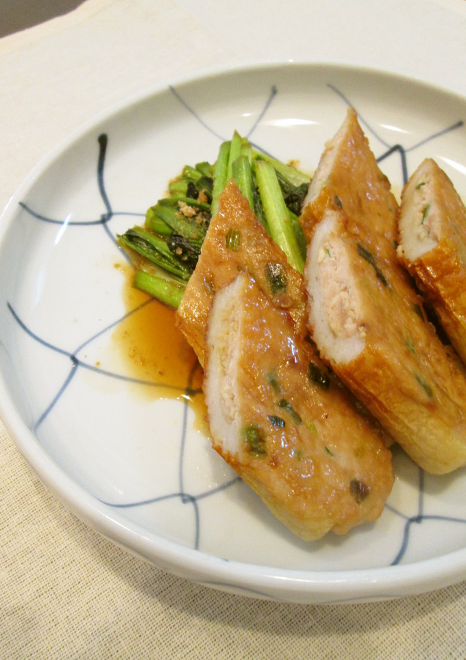 節約☆ちくわの鶏ミンチのせ照り焼き風☆-レシピのメイン写真