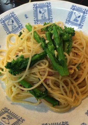 なばなとベーコンのペペロンチーノ-レシピのメイン写真