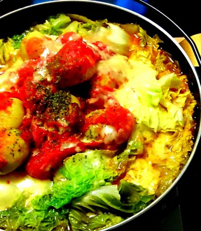 トマト鍋 by ジョンコラビ 【クックパッド】 簡単おいしいみんなの