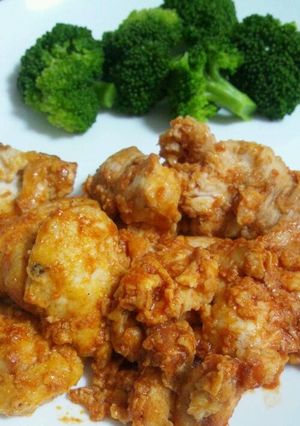 簡単★鶏むね肉でやわらかケチャップピカタ-レシピのメイン写真