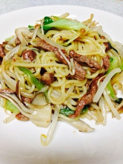 牛肉のオイスターソース焼きそば-レシピのメイン写真