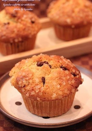カフェ風☆チョコチップマフィン-レシピのメイン写真