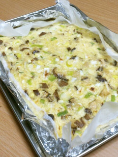 トースター①椎茸葱の卵豆腐焼?茶碗蒸風?-レシピのメイン写真