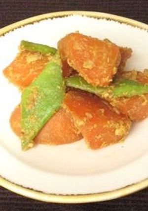 野菜ソムリエの人参といんげんの味噌和え。-レシピのメイン写真