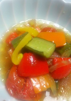 野菜ドレッシングで簡単ピリ辛ピクルス-レシピのメイン写真