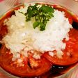どっさり玉ねぎのトマトサラダ