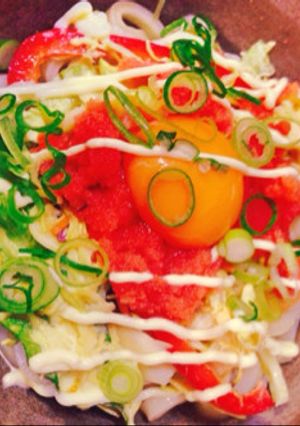 明太サラダうどん-レシピのメイン写真