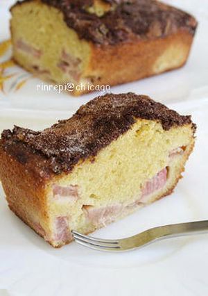 ルバーブシナモンケーキ-レシピのメイン写真
