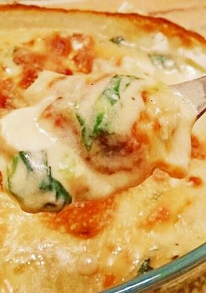 簡単☆豆腐とほうれん草の和風グラタン-レシピのメイン写真