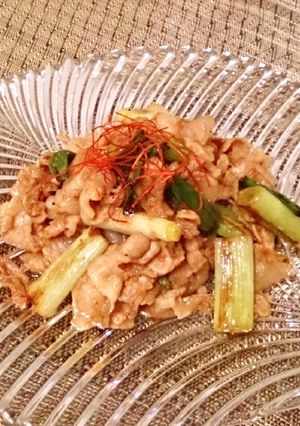 豚バラとネギの和風ドレッシング炒め-レシピのメイン写真