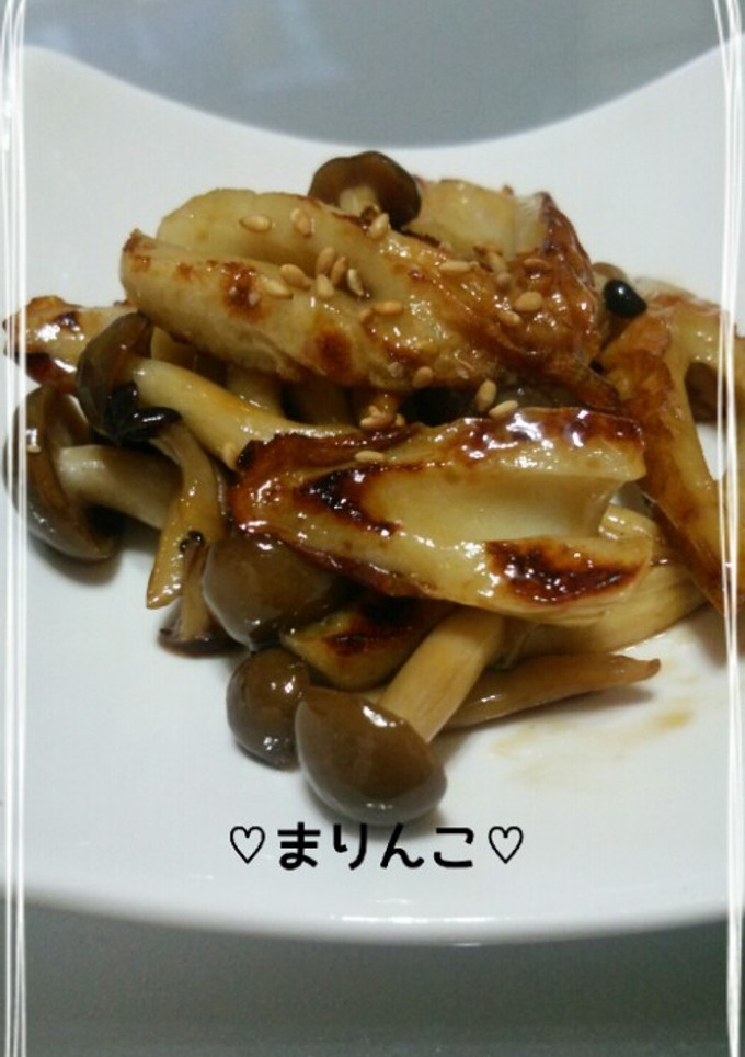 ♡ちくわ・しめじの照り焼き♡-レシピのメイン写真
