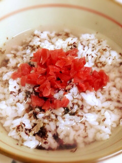 ゆかり茶漬け-レシピのメイン写真