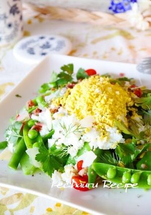 春野菜のミモザサラダ-レシピのメイン写真