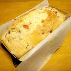 รูปของ ＊簡単・ヘルシー＊ＨＭで苺パウンドケーキ