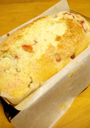 ＊簡単・ヘルシー＊ＨＭで苺パウンドケーキ-レシピのメイン写真