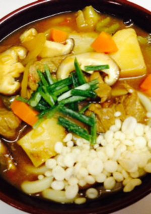 残ったカレーフライパンで簡単カレーうどん-レシピのメイン写真