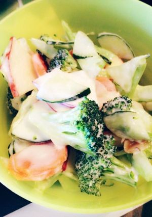 ヨーグルト和えサラダ♡カレーの日に♪-レシピのメイン写真